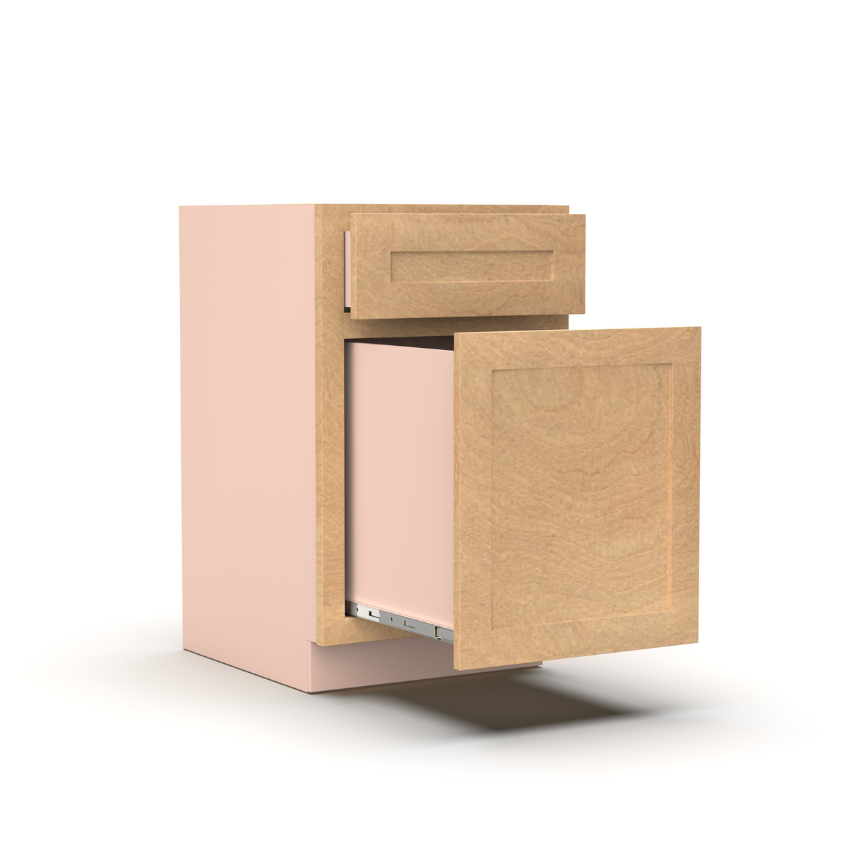 Liberty Shaker Karamel - 18 Inch File Drawer Base Cabinet - 18" Width x 30" Height x 21" Depth