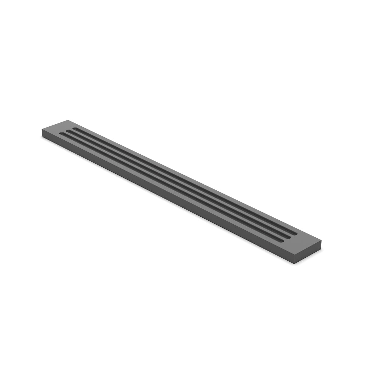 Liberty Shaker Grey - 3 Inch Flutted Wall Fillers Accessories - 3" Width x 30" Height x .75" Depth