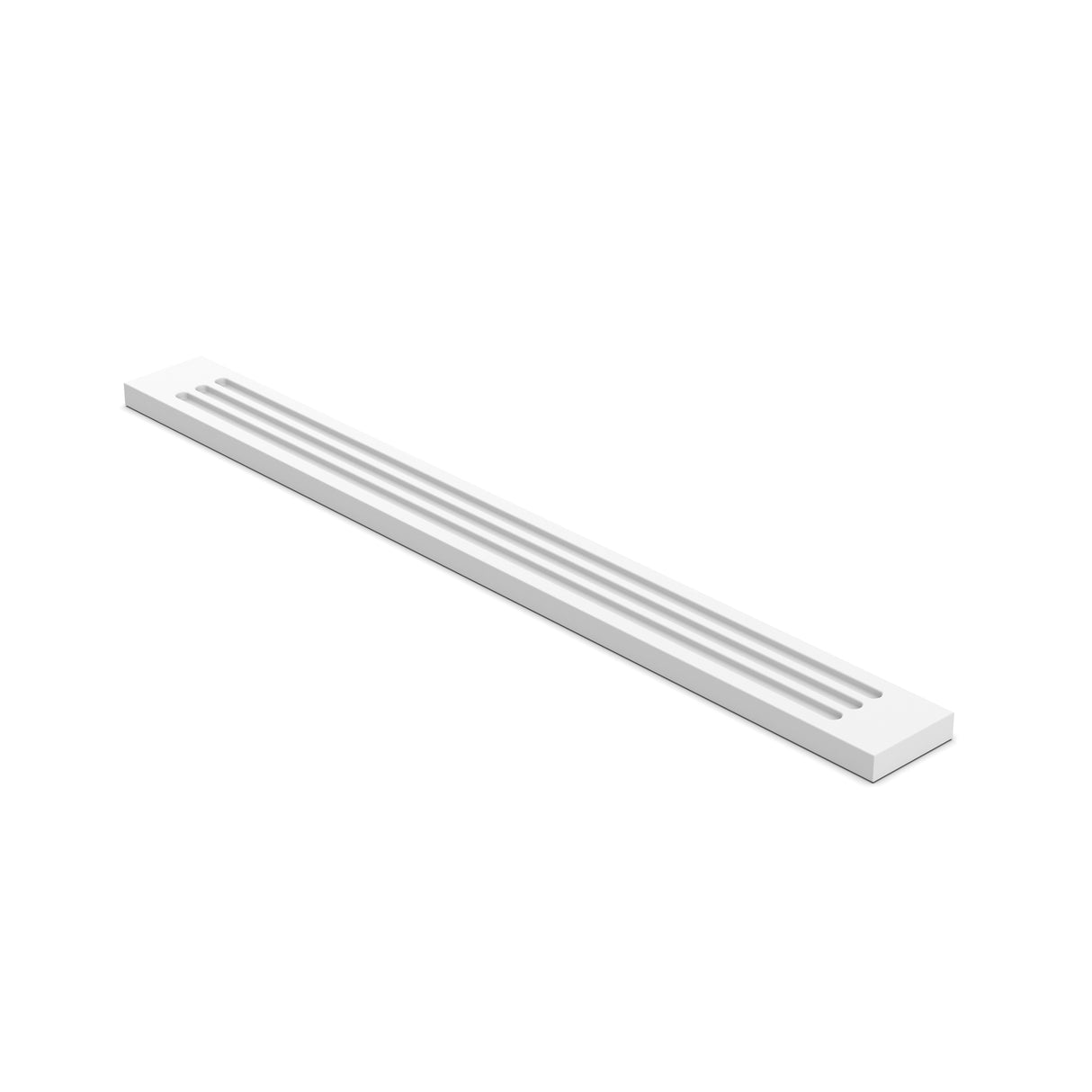 Liberty Shaker White - 3 Inch Flutted Wall Fillers Accessories - 3" Width x 30" Height x .75" Depth