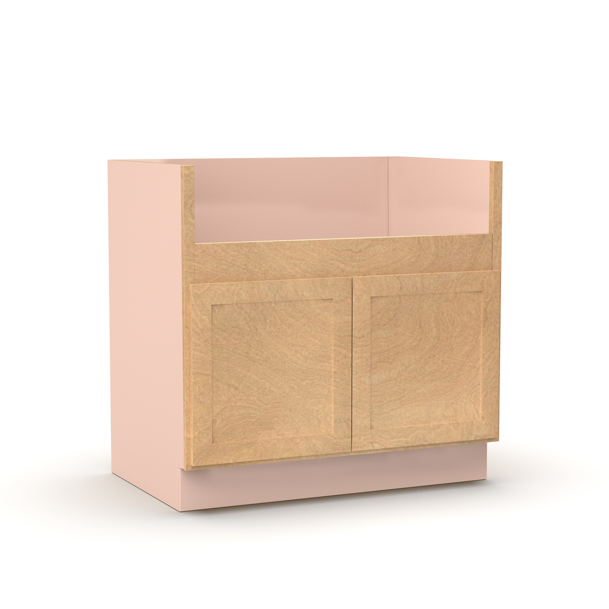 Liberty Shaker Karamel - 36 Inch Farm Sink Base Cabinet - 36" Width x 34.5" Height x 24" Depth