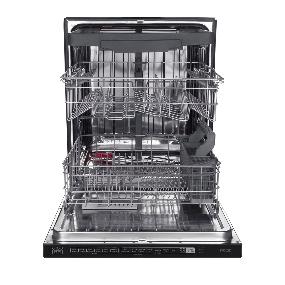 KUCHT Professional 24 in. Top Control Dishwasher in Stainless Steel with Stainless Steel Tub and Multiple Filter System