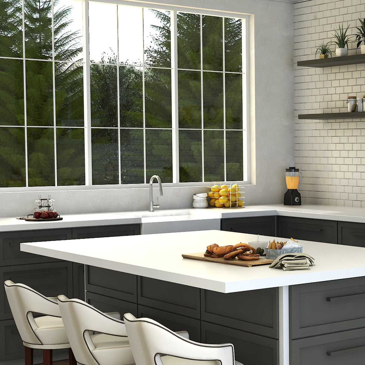 ZLINE Gemini Kitchen Faucet in Chrome (GEM-KF-CH)