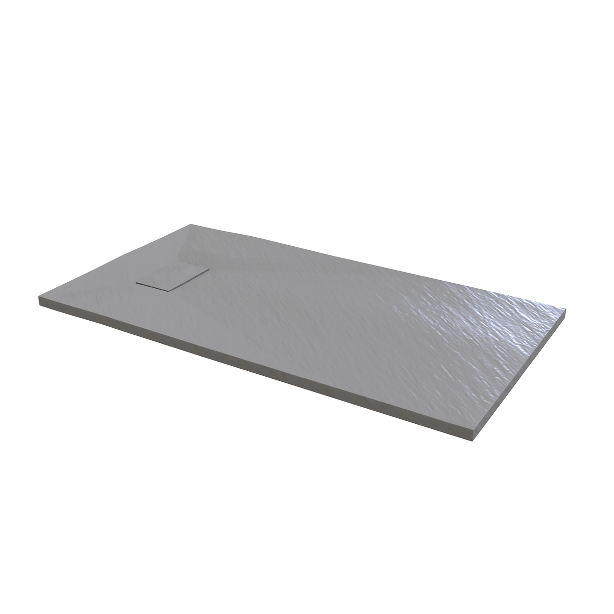 60" x 76" Frameless Shower Door with Chrome - Solid Surface Shower Base Tray - Shower Kit with covered drain - and 5pc Shower Wall System