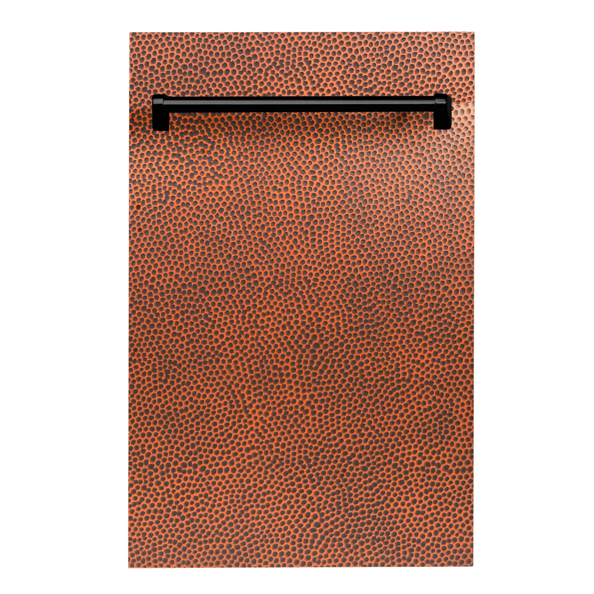 ZLINE 18 in. Dishwasher Panel in Hand-Hammered Copper with Traditional Handle (DP-HH-H-18)