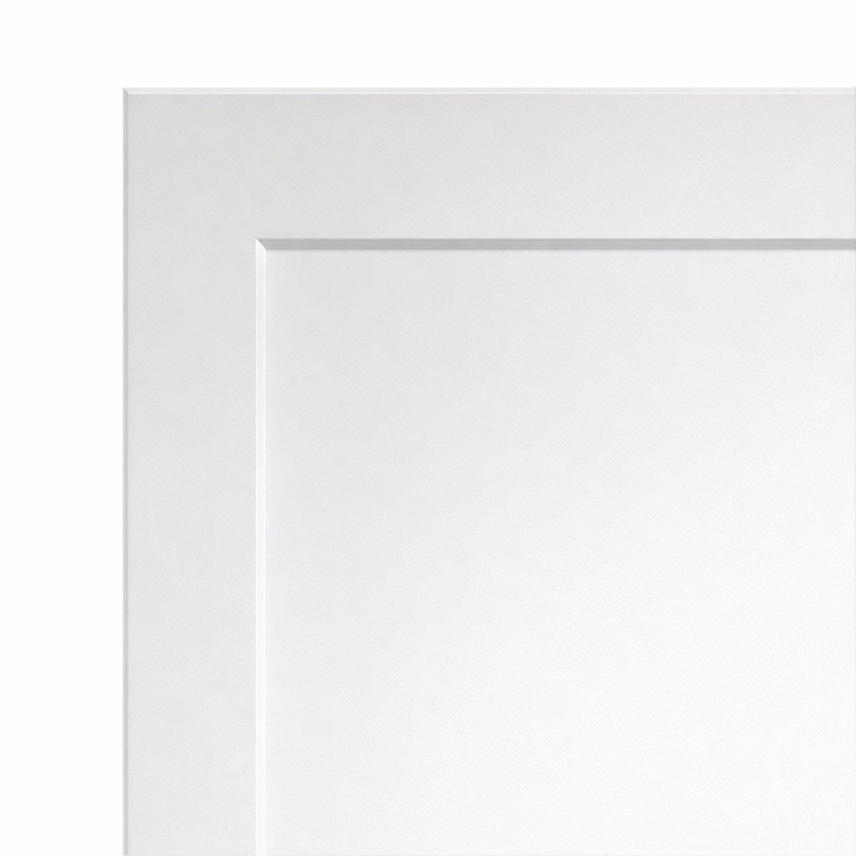 Ivanees 1-Panel Solid Core Shaker Door Slab 80 Inch Height