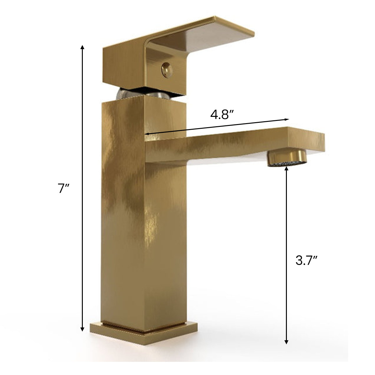 Single-Handle Single Hole Deck Mount Bathroom Sink Faucet with Pop Up (40n Without Overflow) & 2 Pcs Hot & Cold 27.56 in. Hose