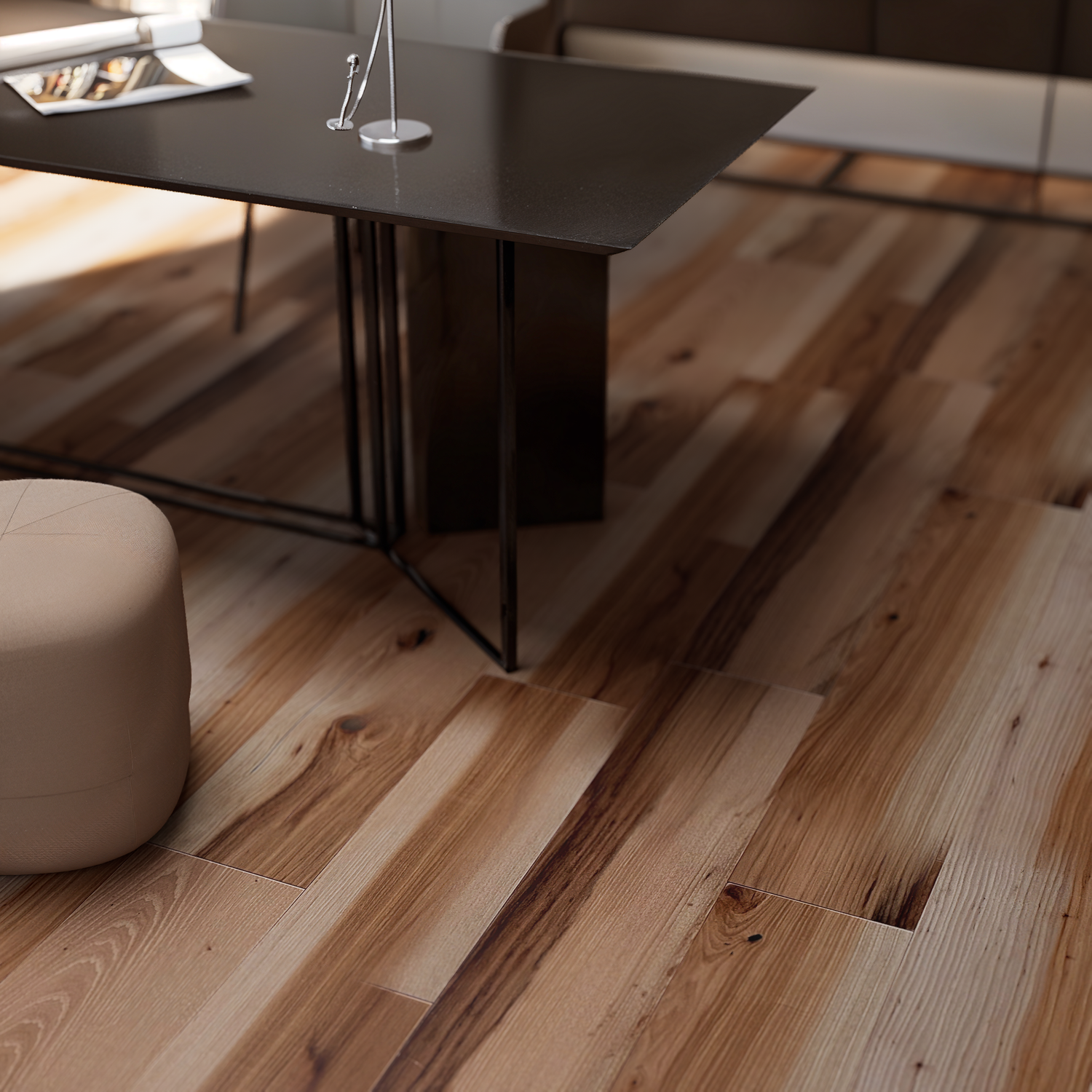 Solid White Oak 3/4"X5"XRL Brushed, 24.22 SQFT/Box