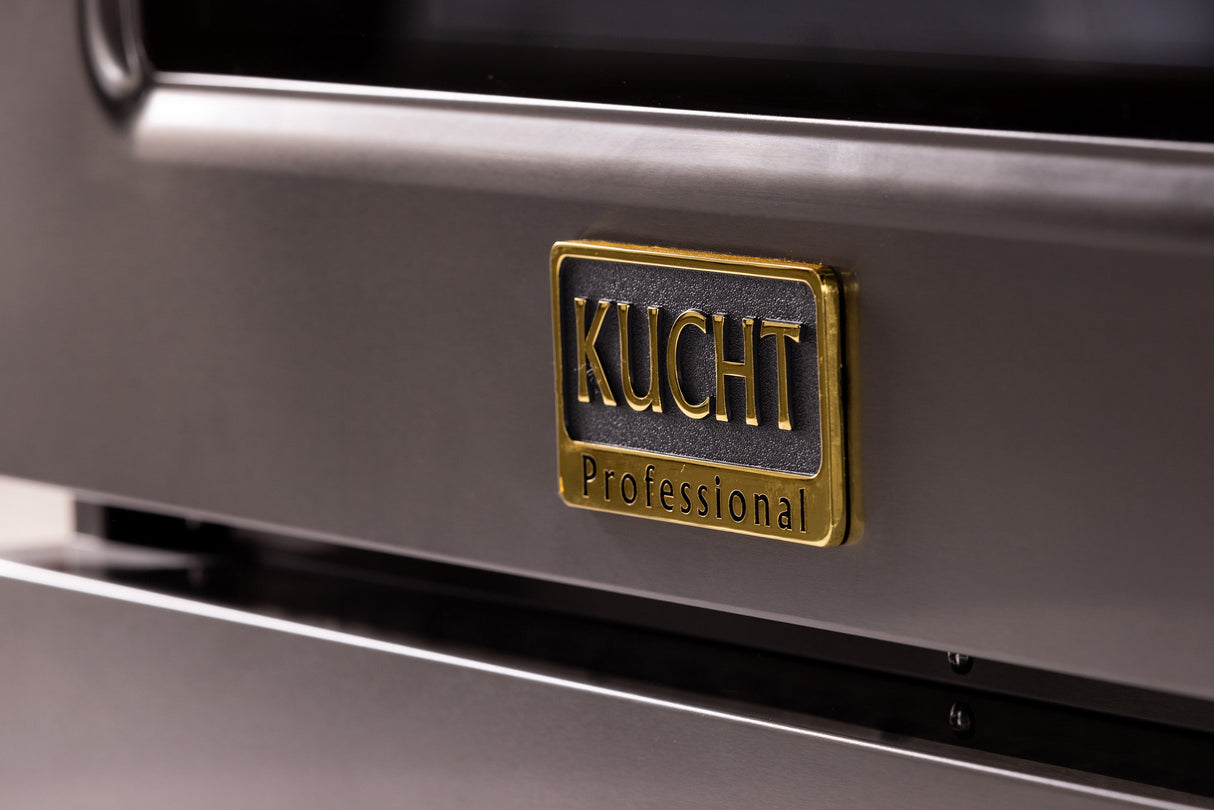 KUCHT Gemstone Professional 30 in. 4.2 cu. ft. Natural Gas Range with Sealed Burners and Convection Oven in Titanium Stainless Steel