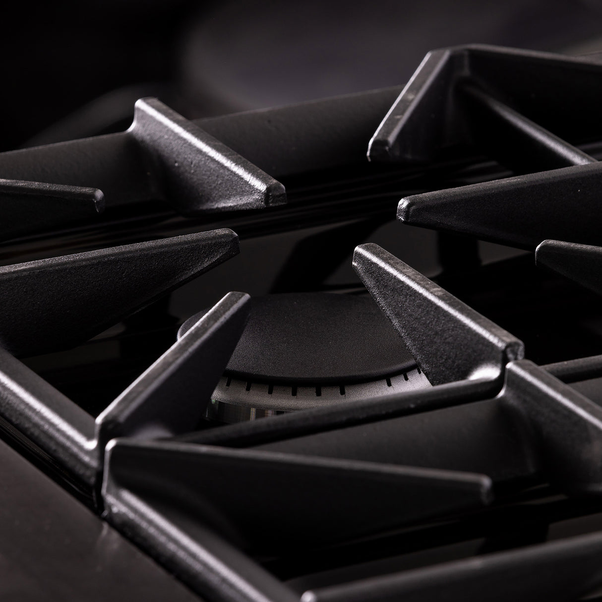 KUCHT Gemstone Professional 36 in. 5.2 cu. ft. Dual Fuel Range for Propane Gas with Sealed Burners and Convection Oven in Titanium Stainless Steel