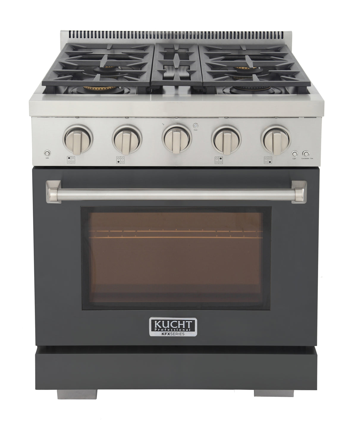 KUCHT Professional 30 in. 4.2 cu. ft. Natural Gas Range with Sealed Burners and Convection Oven