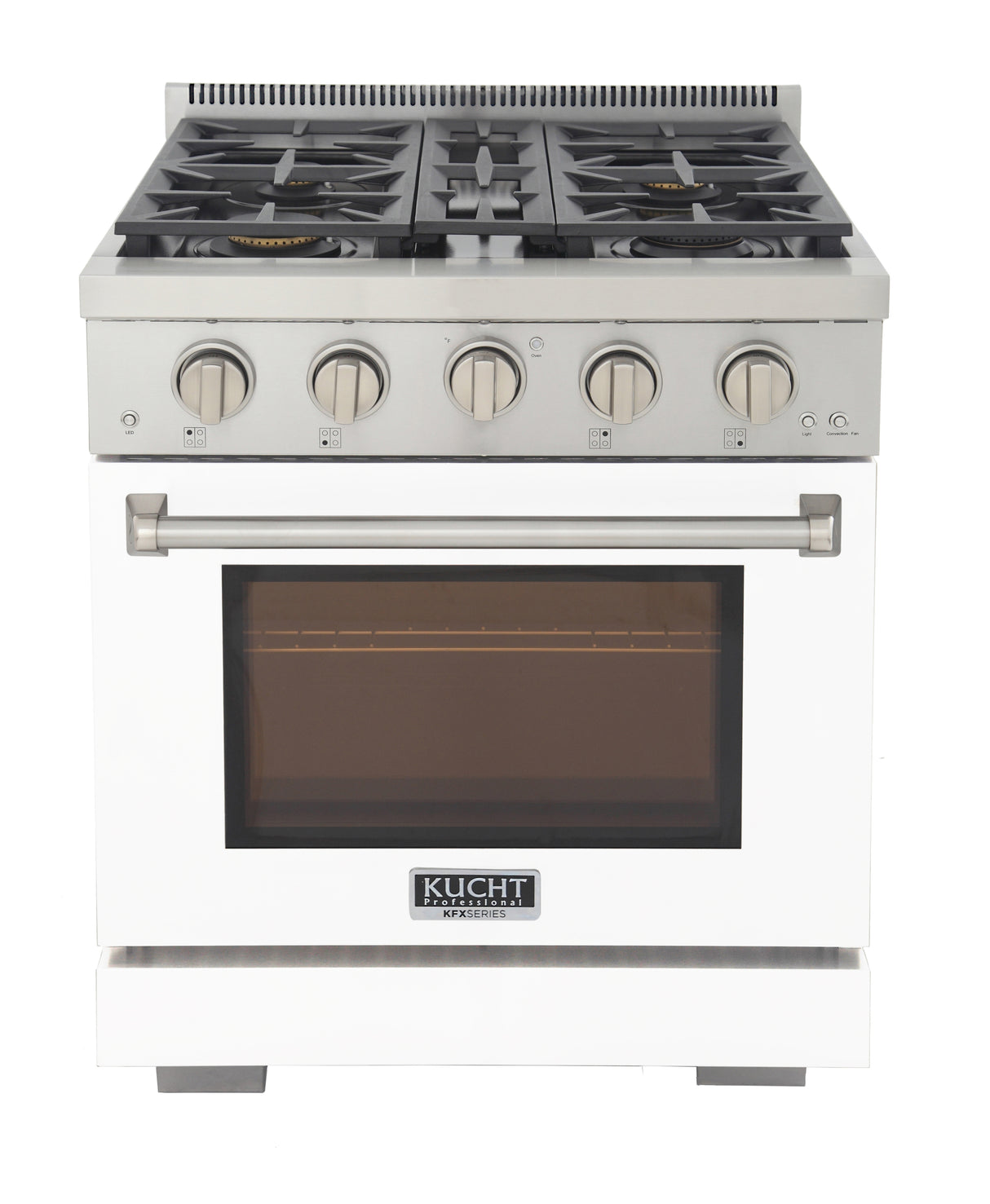 KUCHT Professional 30 in. 4.2 cu. ft. Propane Gas Range with Sealed Burners and Convection Oven