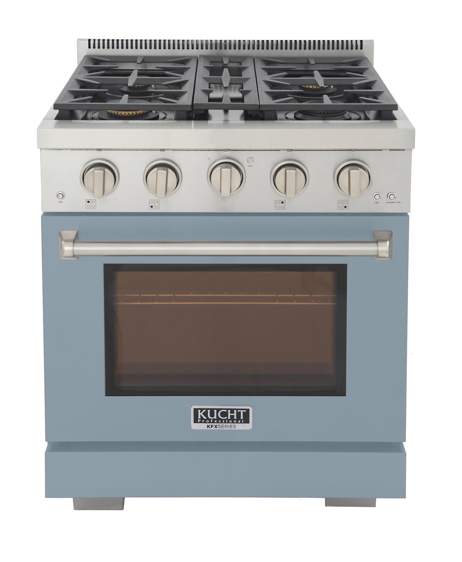 KUCHT Professional 30 in. 4.2 cu. ft. Natural Gas Range and Convection Oven with True Simmer Burners