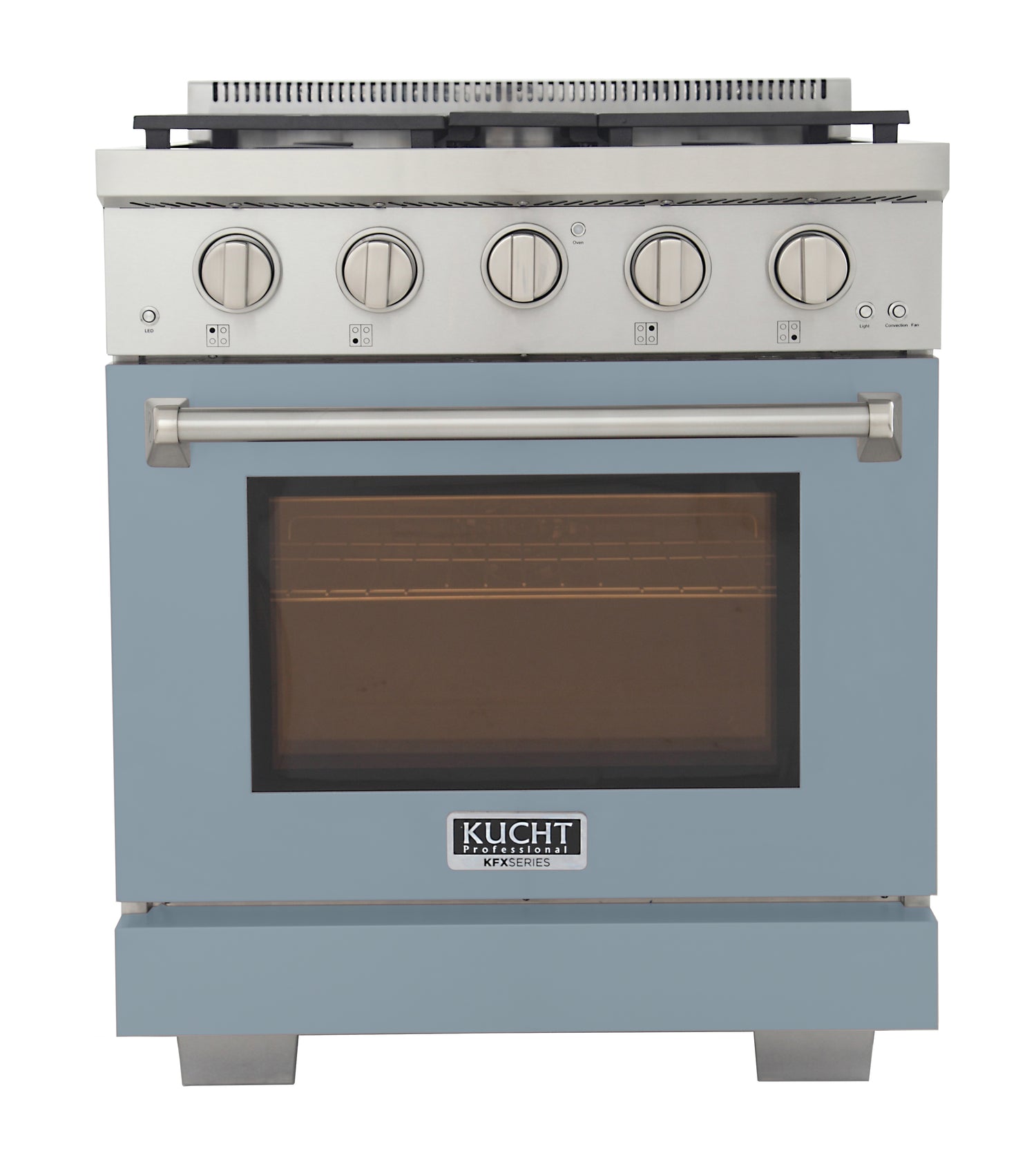 KUCHT Professional 30 in. 4.2 cu. ft. Natural Gas Range and Convection Oven with True Simmer Burners