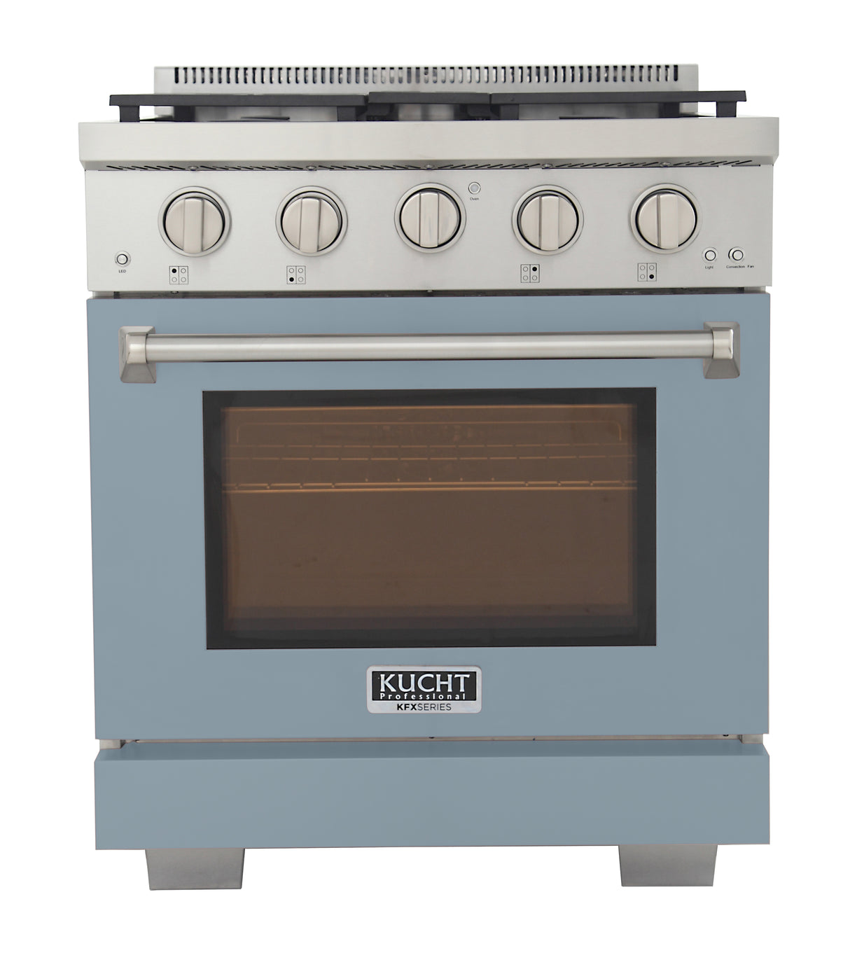 KUCHT Professional 30 in. 4.2 cu. ft. Propane Gas Range with Sealed Burners and Convection Oven