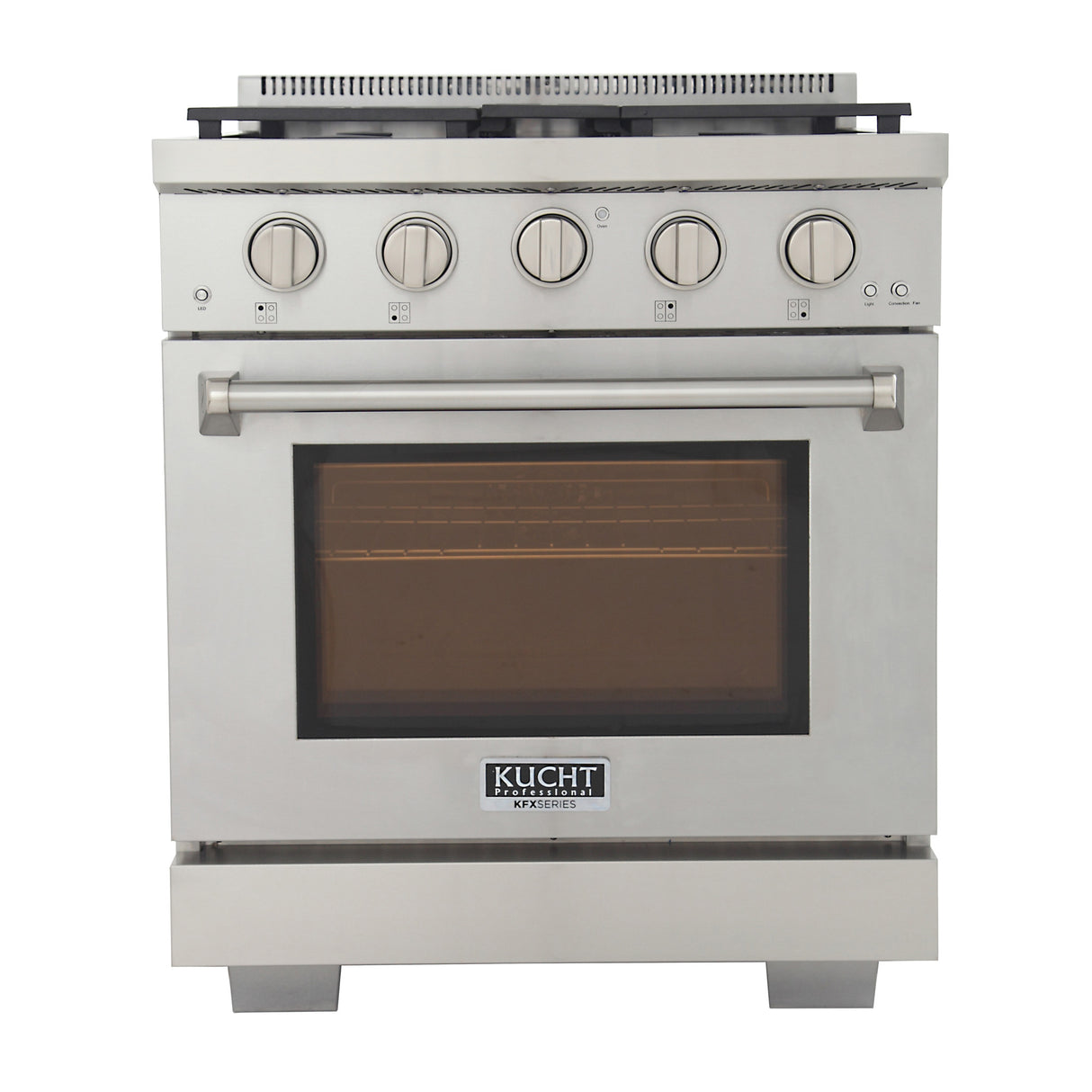 KUCHT Professional 30 in. 4.2 cu. ft. Propane Gas Range and Convection Oven with True Simmer Burners