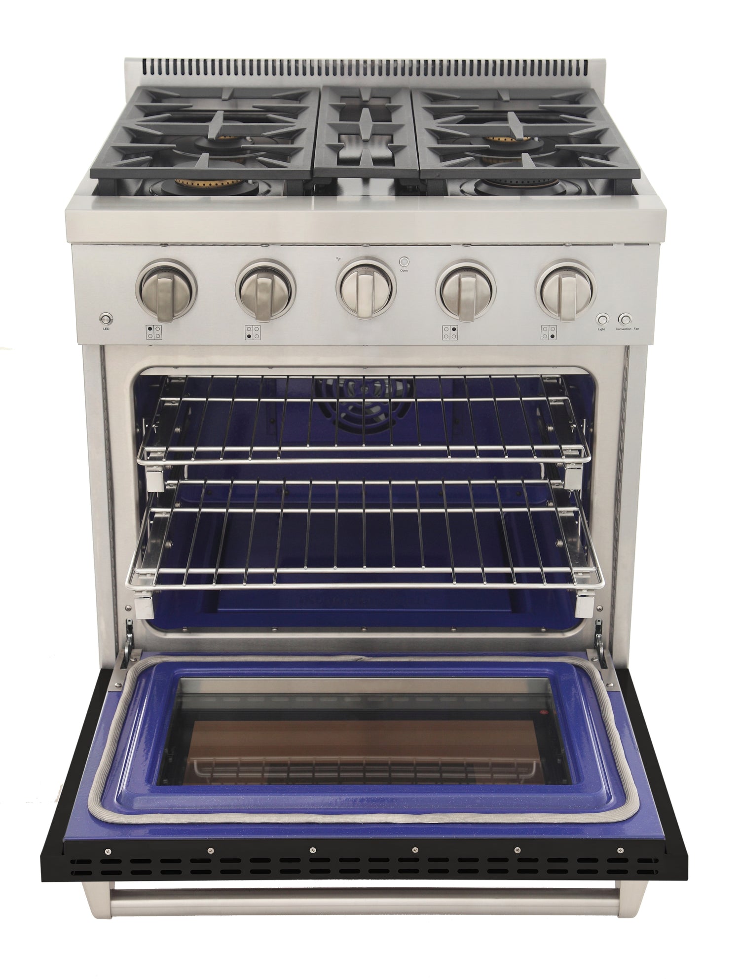 KUCHT Professional 30 in. 4.2 cu. ft. Natural Gas Range and Convection Oven with True Simmer Burners