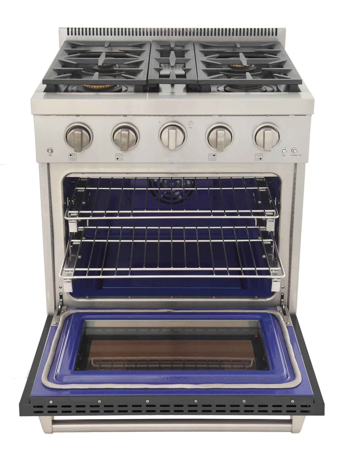 KUCHT Professional 30 in. 4.2 cu. ft. Natural Gas Range with Sealed Burners and Convection Oven