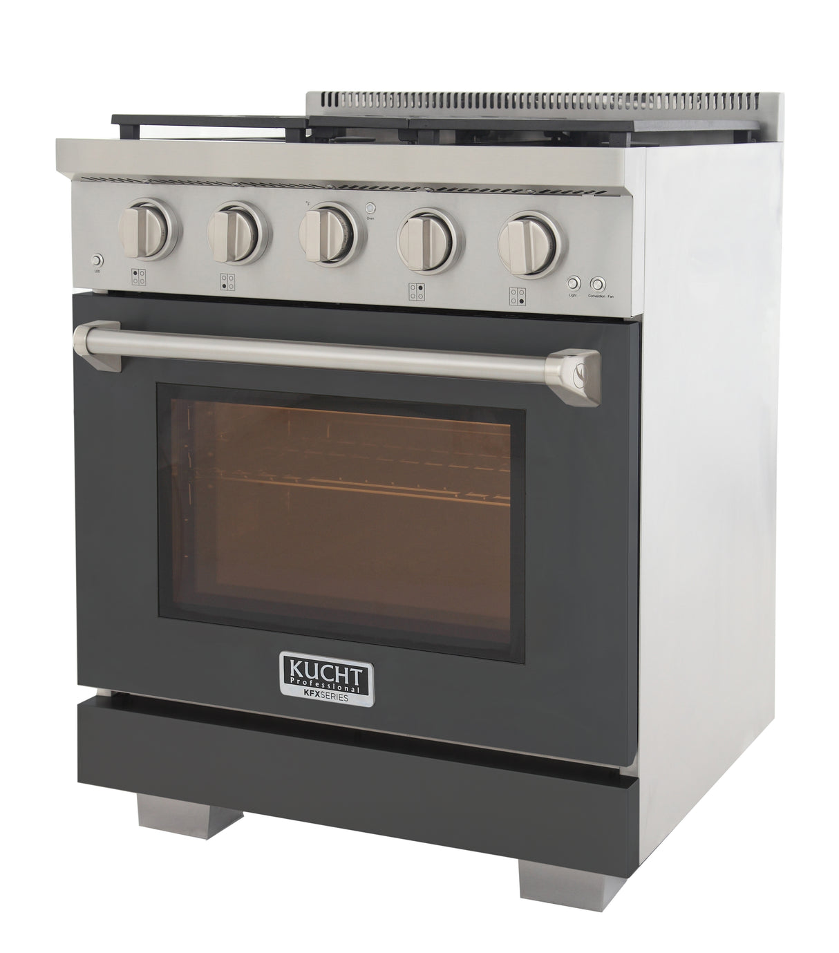 KUCHT Professional 30 in. 4.2 cu. ft. Natural Gas Range with Sealed Burners and Convection Oven