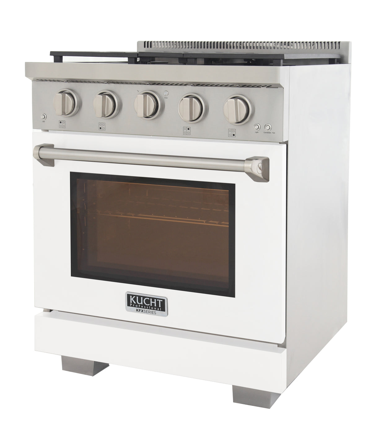 KUCHT Professional 30 in. 4.2 cu. ft. Propane Gas Range with Sealed Burners and Convection Oven