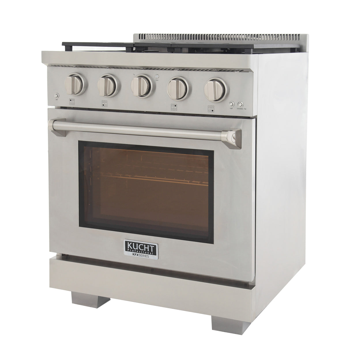 KUCHT Professional 30 in. 4.2 cu. ft. Propane Gas Range and Convection Oven with True Simmer Burners