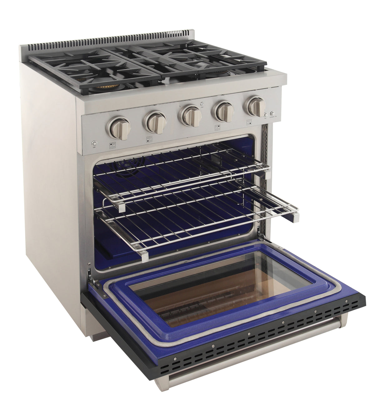 KUCHT Professional 30 in. 4.2 cu. ft. Propane Gas Range with Sealed Burners and Convection Oven