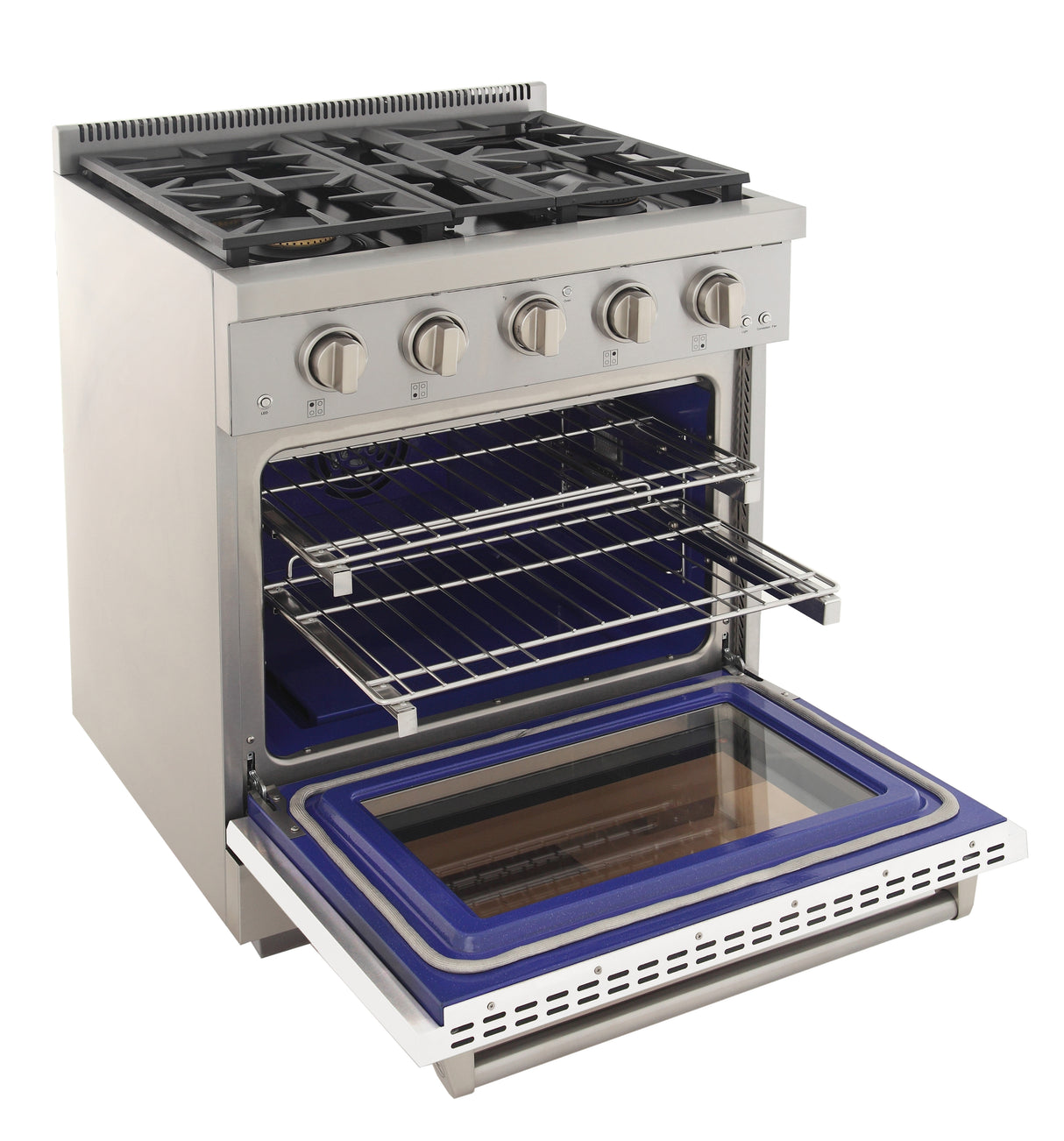 KUCHT Professional 30 in. 4.2 cu. ft. Propane Gas Range and Convection Oven with True Simmer Burners