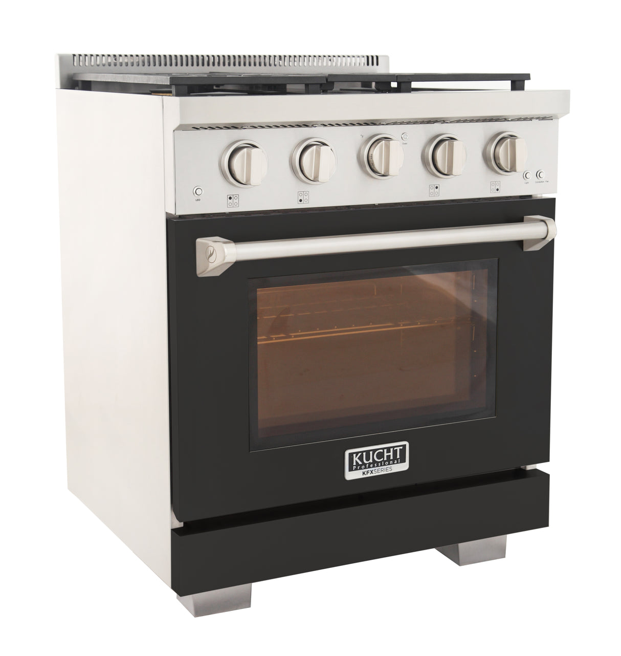 KUCHT Professional 30 in. 4.2 cu. ft. Propane Gas Range with Sealed Burners and Convection Oven