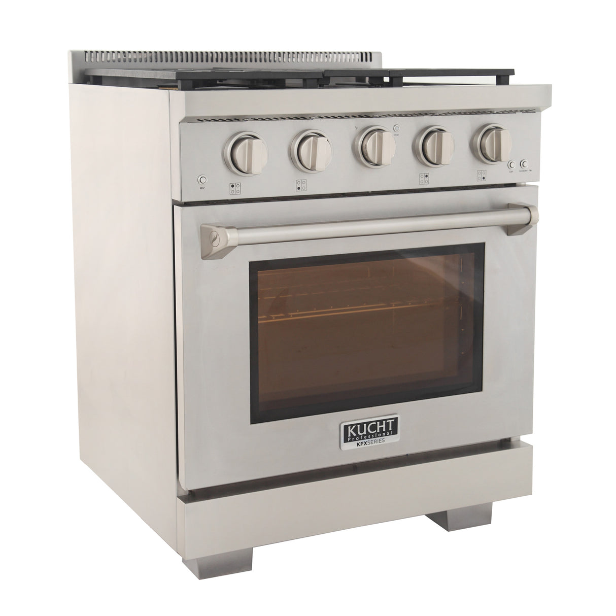 KUCHT Professional 30 in. 4.2 cu. ft. Propane Gas Range and Convection Oven with True Simmer Burners