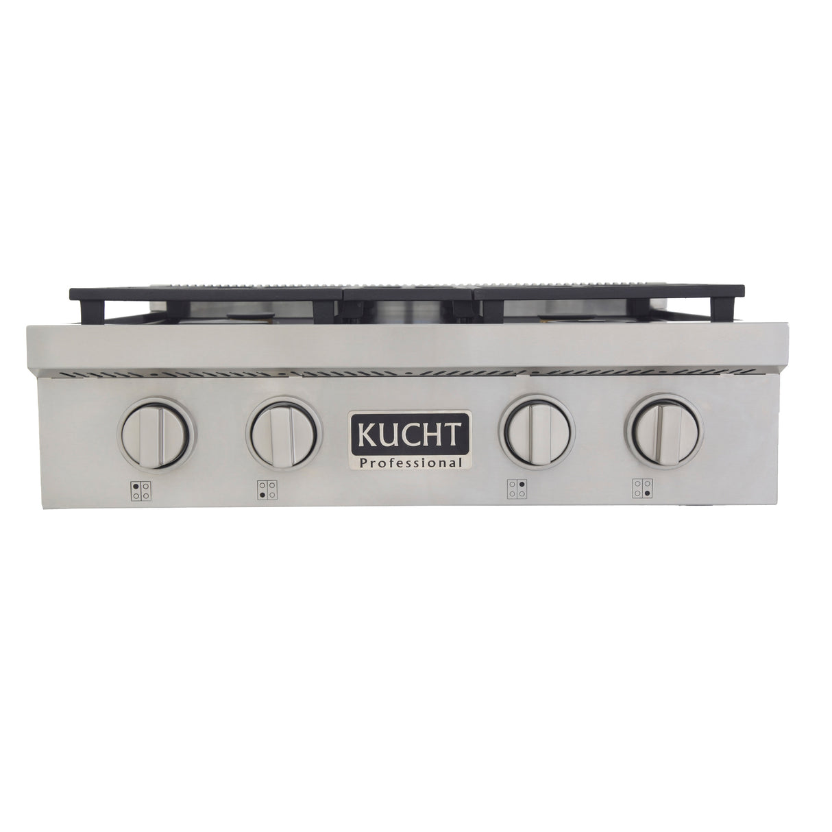 KUCHT Professional 30 in. Natural Gas Range Top with Sealed Burners Stainless Steel