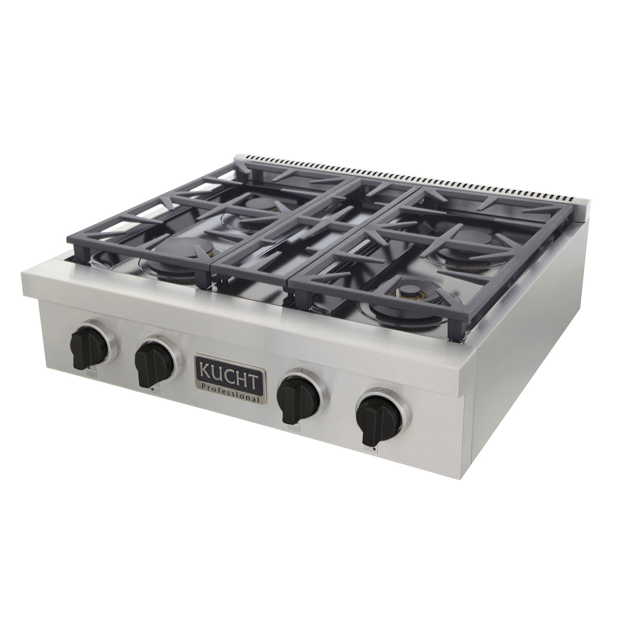 KUCHT Professional 30 in. Natural Gas Range Top with Sealed Burners Stainless Steel