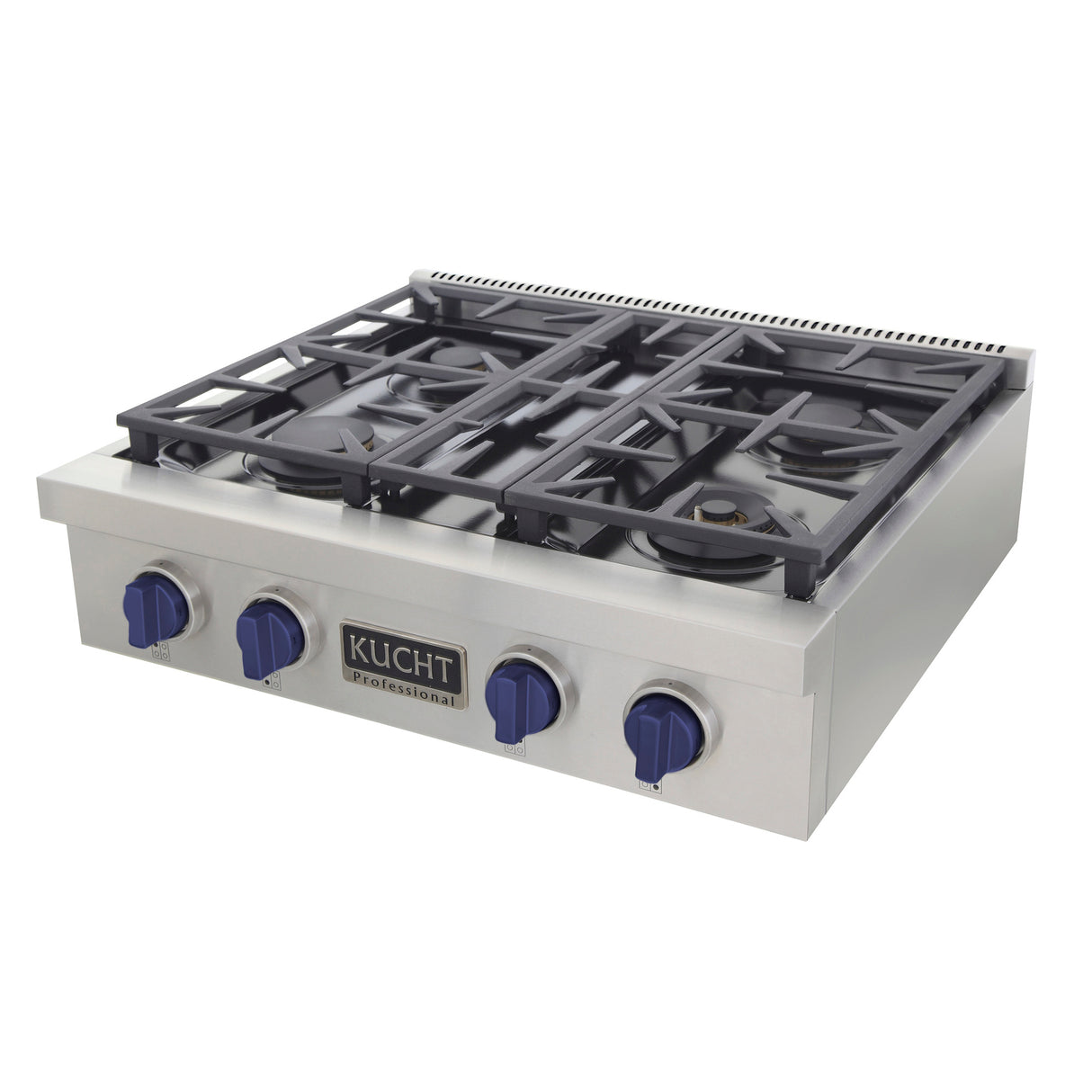KUCHT Professional 30 in. Natural Gas Range Top with Sealed Burners Stainless Steel
