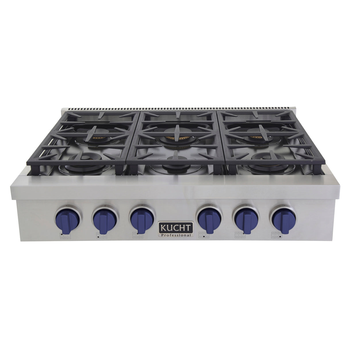 KUCHT Professional 36 in. Propane Gas Range Top with Sealed Burners in Stainless Steel