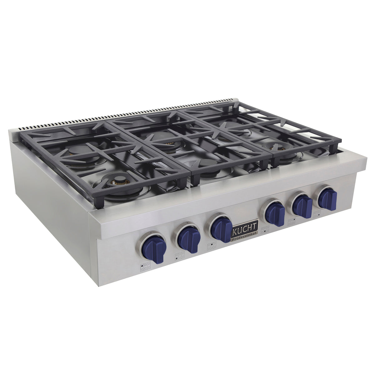 KUCHT Professional 36 in. Propane Gas Range Top with Sealed Burners in Stainless Steel