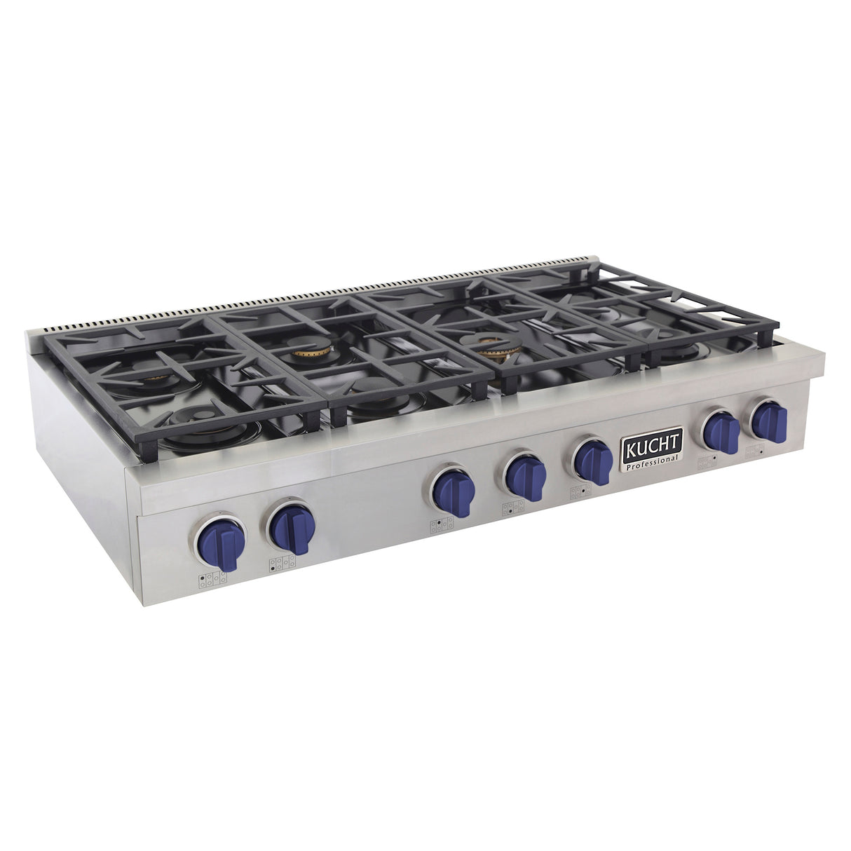 KUCHT Professional 48 in. ft Propane Gas Range Top with Sealed Burners in Stainless Steel