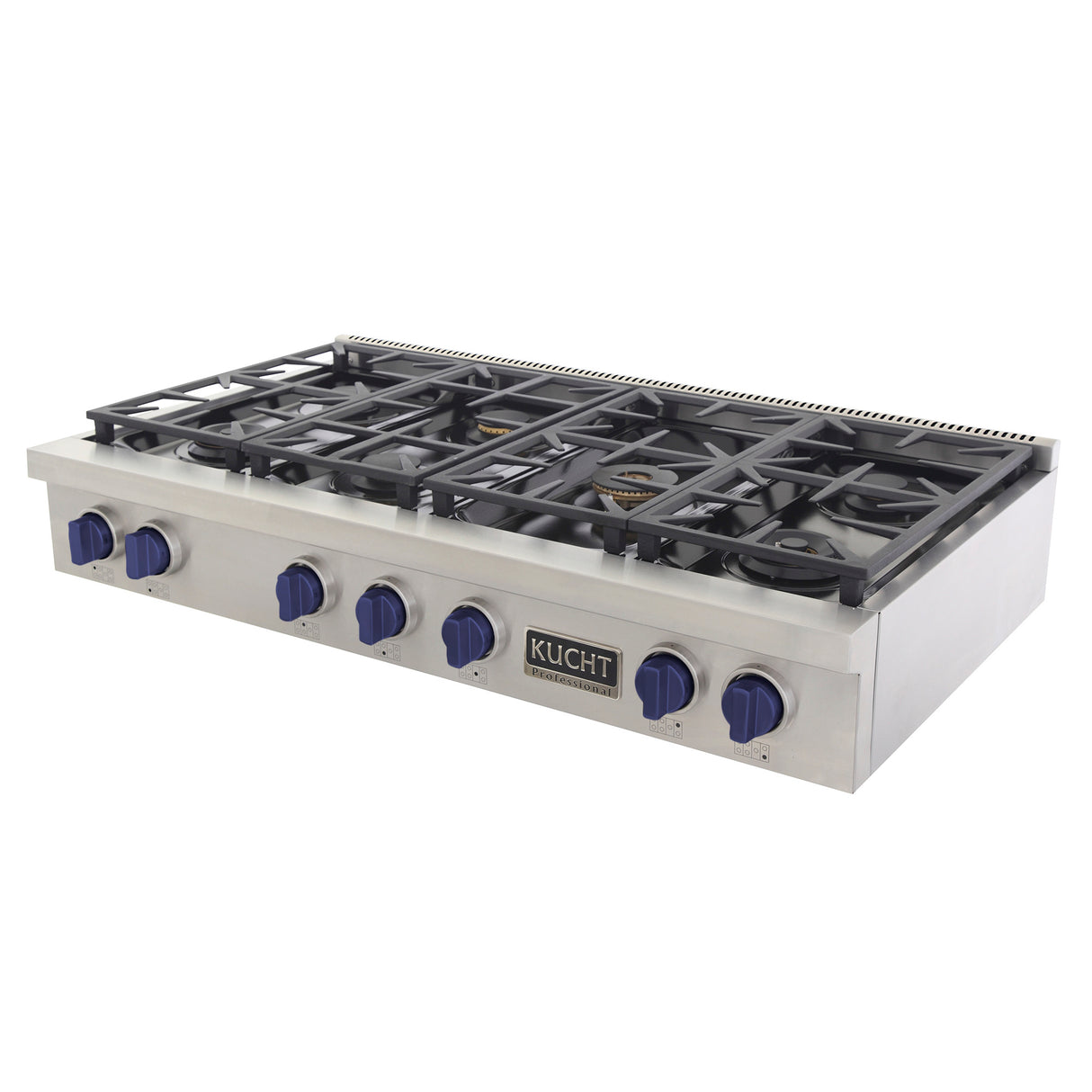 KUCHT Professional 48 in. ft Propane Gas Range Top with Sealed Burners in Stainless Steel