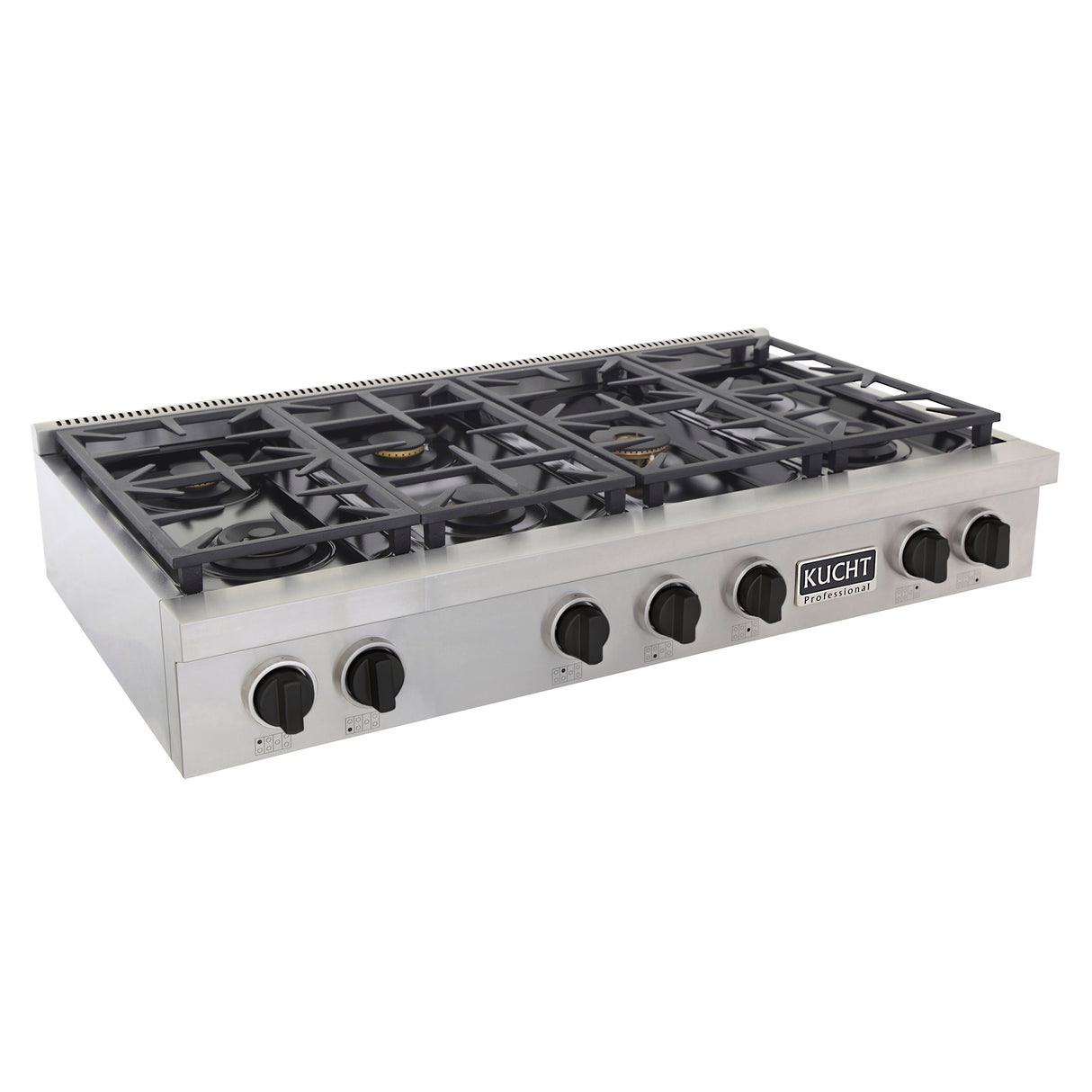 KUCHT Professional 48 in. Natural Gas Range Top with Sealed Burners in Stainless Steel