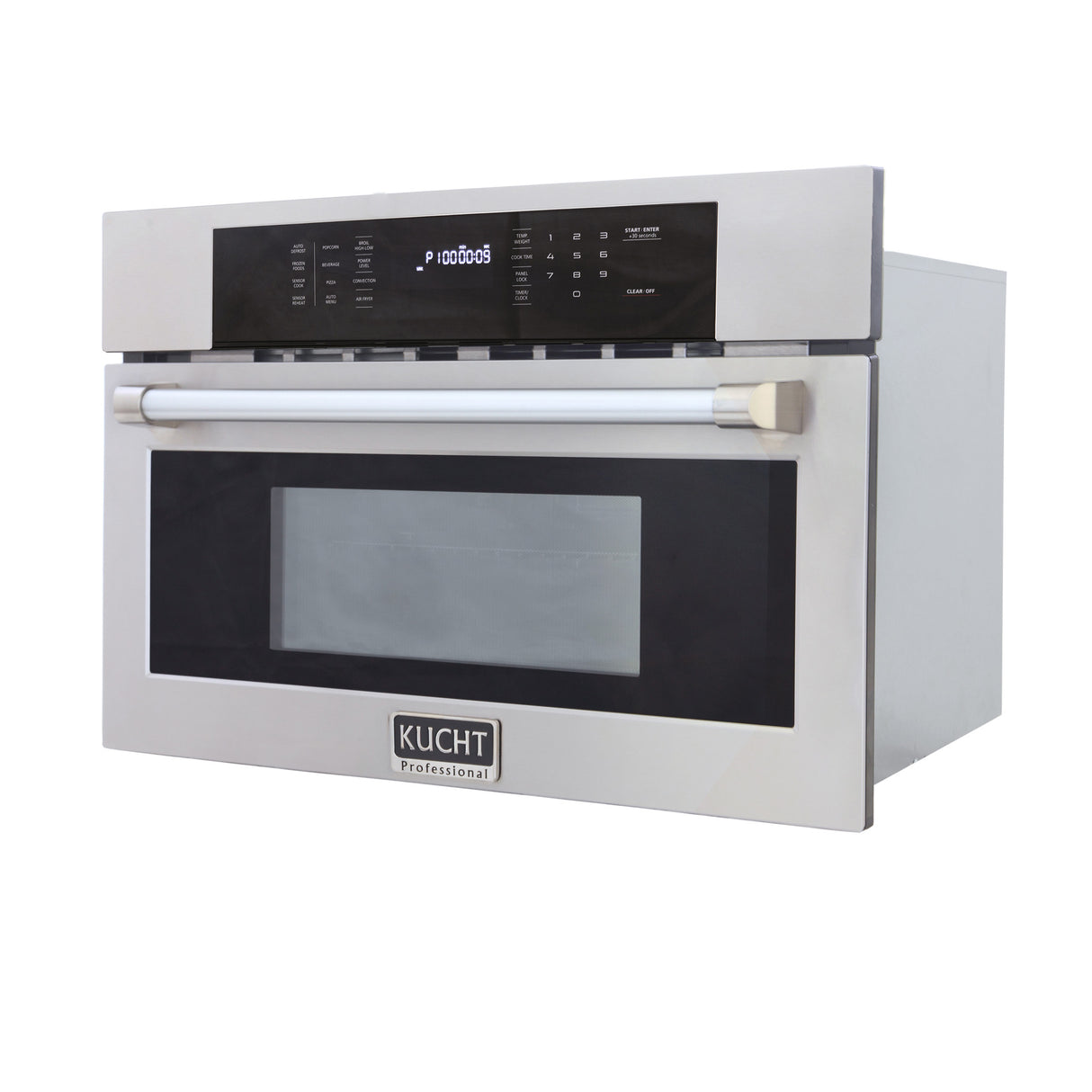 Kucht 30 in. 1 6 cu. ft. Stainless Steel Air Fryer and Convection Built In Microwave