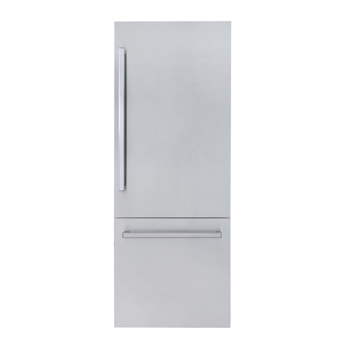 30 in. Width 16 cu. ft. Built In Bottom Freezer Refrigerator in Custom Panel Ready Counter Depth