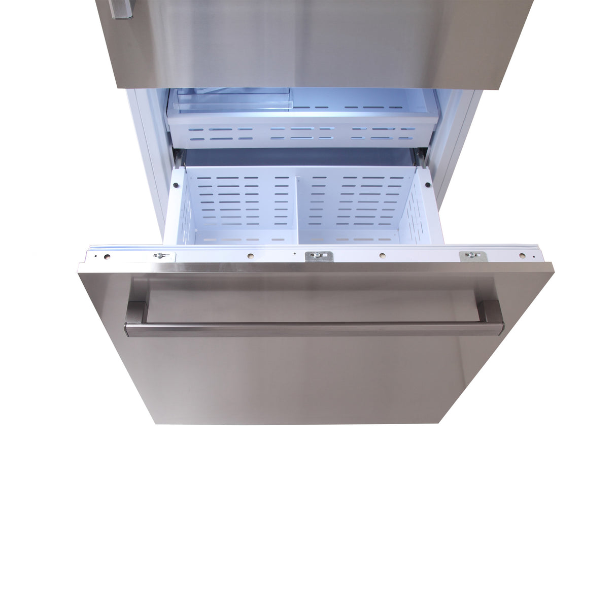 30 in. Width 16 cu. ft. Built In Bottom Freezer Refrigerator in Custom Panel Ready Counter Depth