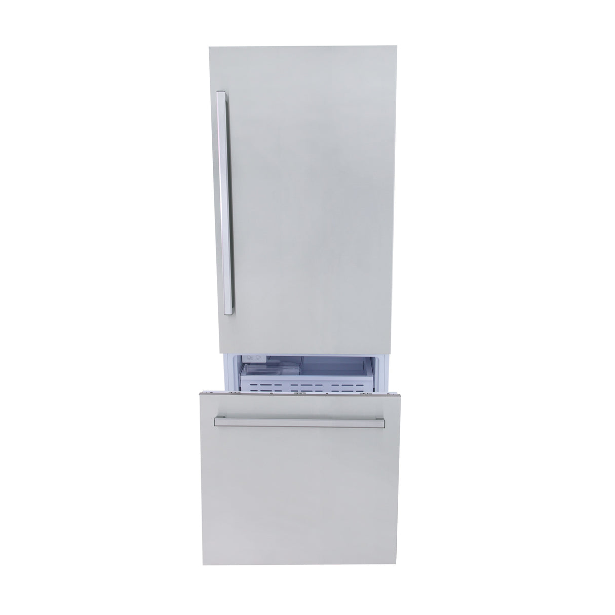 30 in. Width 16 cu. ft. Built In Bottom Freezer Refrigerator in Custom Panel Ready Counter Depth