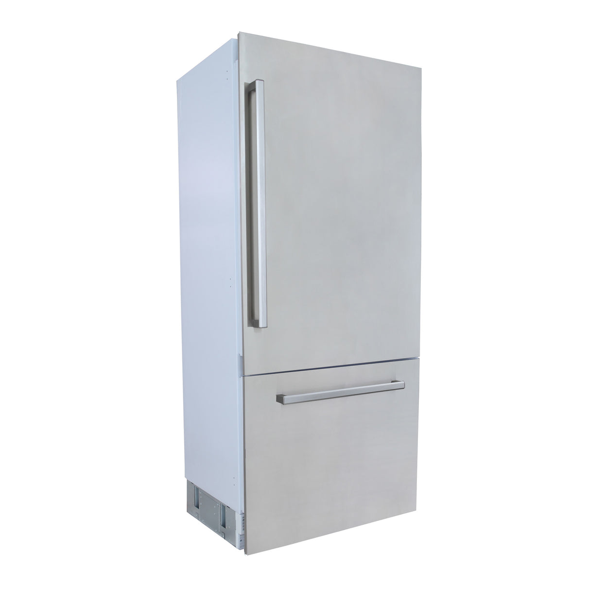 36 in. Width 19 8 cu. ft. Built In Bottom Freezer Refrigerator in Custom Panel Ready Counter Depth