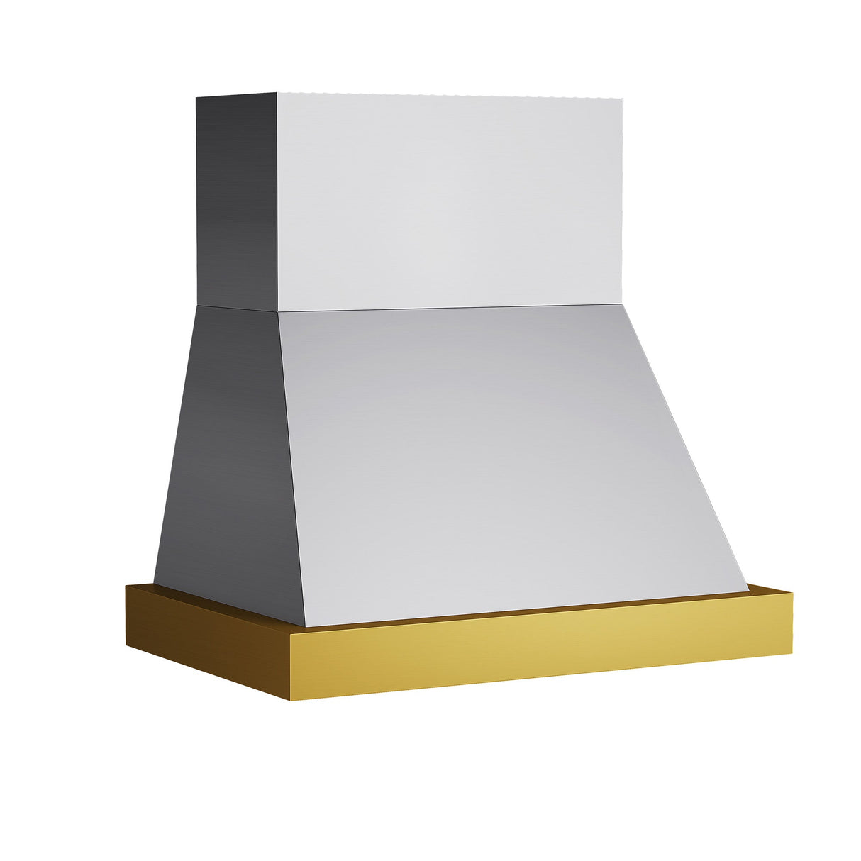 36 in. KUCHT 600 CFM Wall Mounted Range Hood in Stainless Steel with Gold Accents