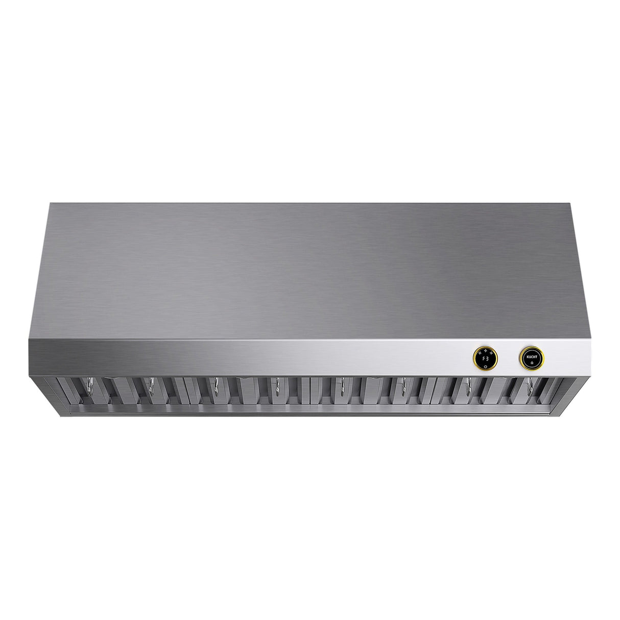 48 in. 900 1200 CFM Ducted Under Cabinet Range Hood in Stainless Steel with Gold Accents and Digital Controls