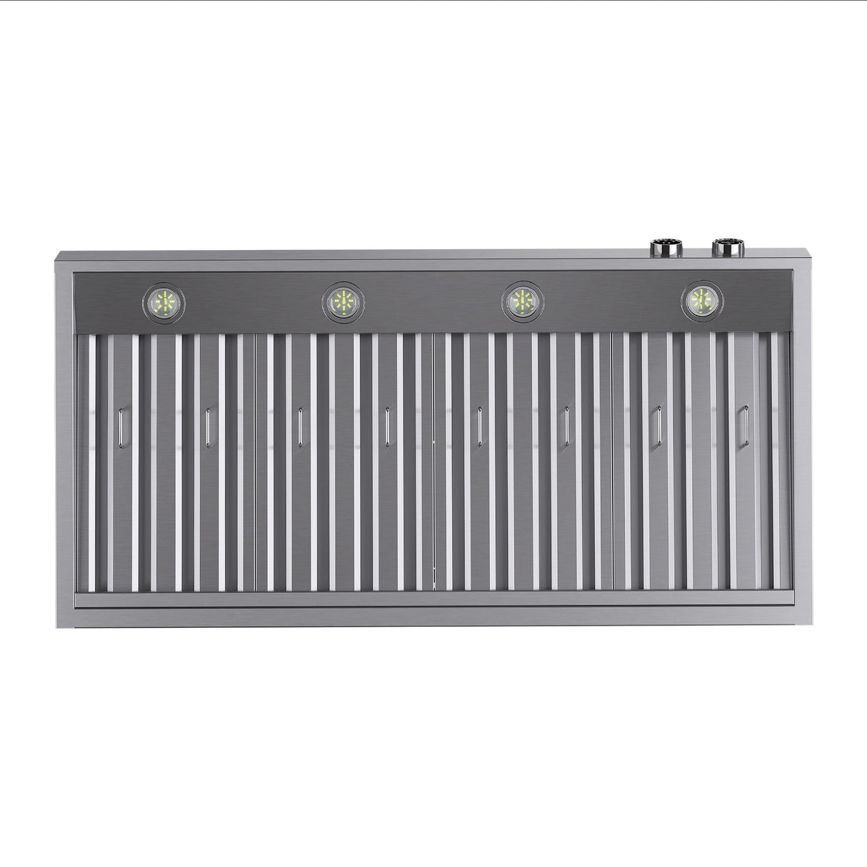 48 in. 900 1200 CFM Ducted Wall Mount Range Hood in Stainless Steel with Digital Controls