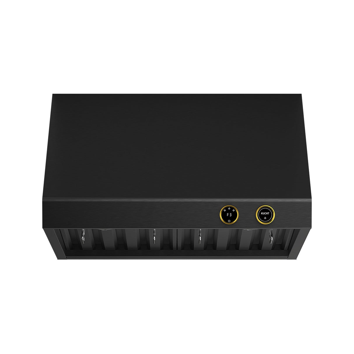 30 in. 900 1200 CFM Ducted Under Cabinet Range Hood in Titanium Stainless Steel with Gold Accents and Digital Controls