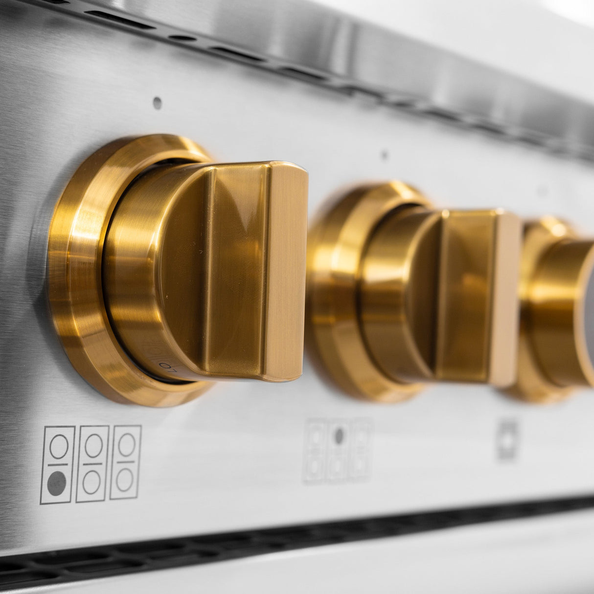 36 in. 5.2 cu. ft. 6 Burners Dual Fuel Range for Propane Gas in Stainless Steel with Kucht Horus Thermostat