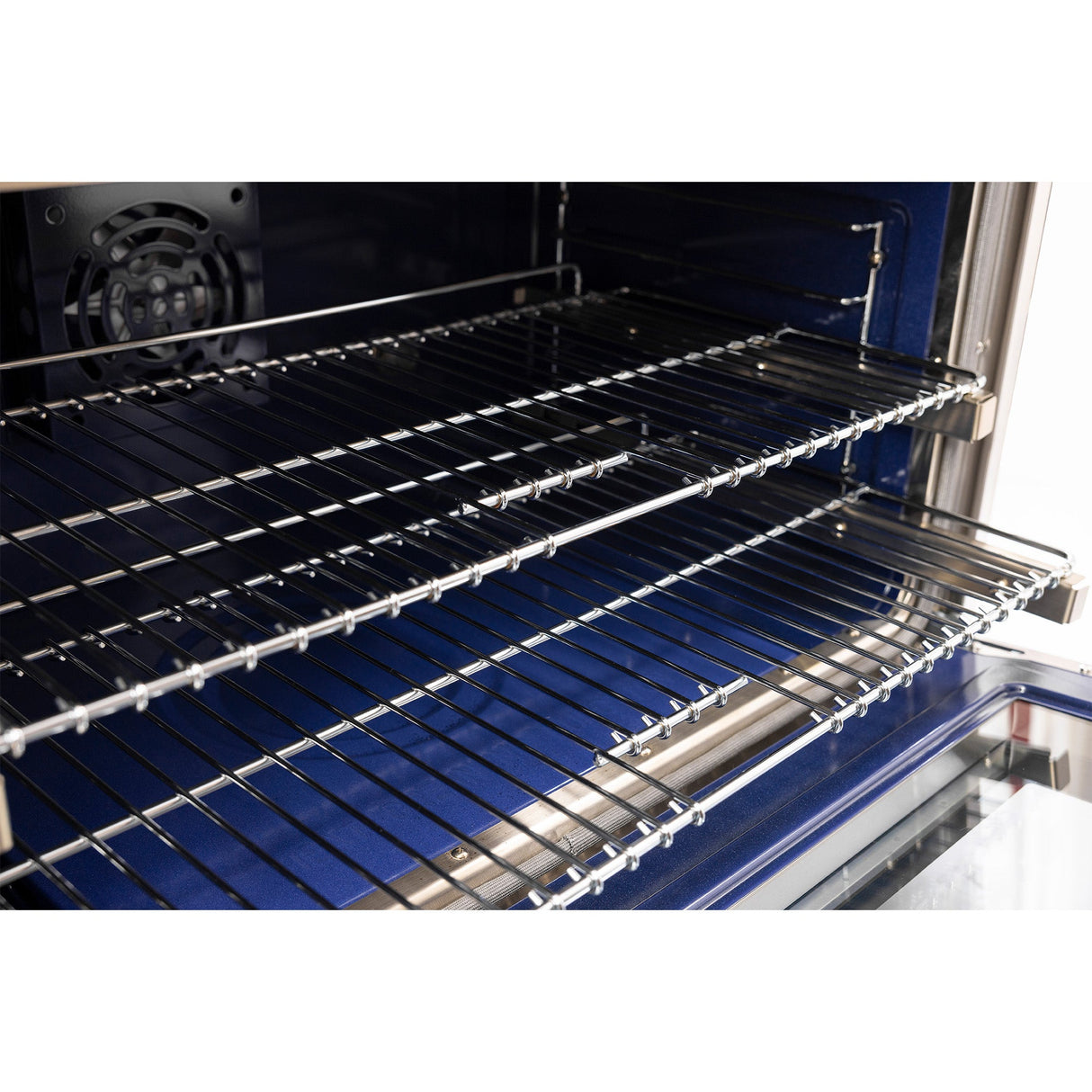 36 in. 5.2 cu. ft. 6 Burners Dual Fuel Range for Natural Gas in Stainless Steel with Kucht Horus Thermostat