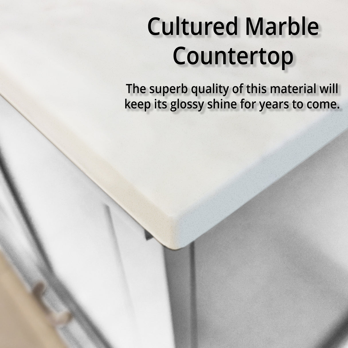 Dukes 48 in. W x 22 in. D White Double Bath Vanity