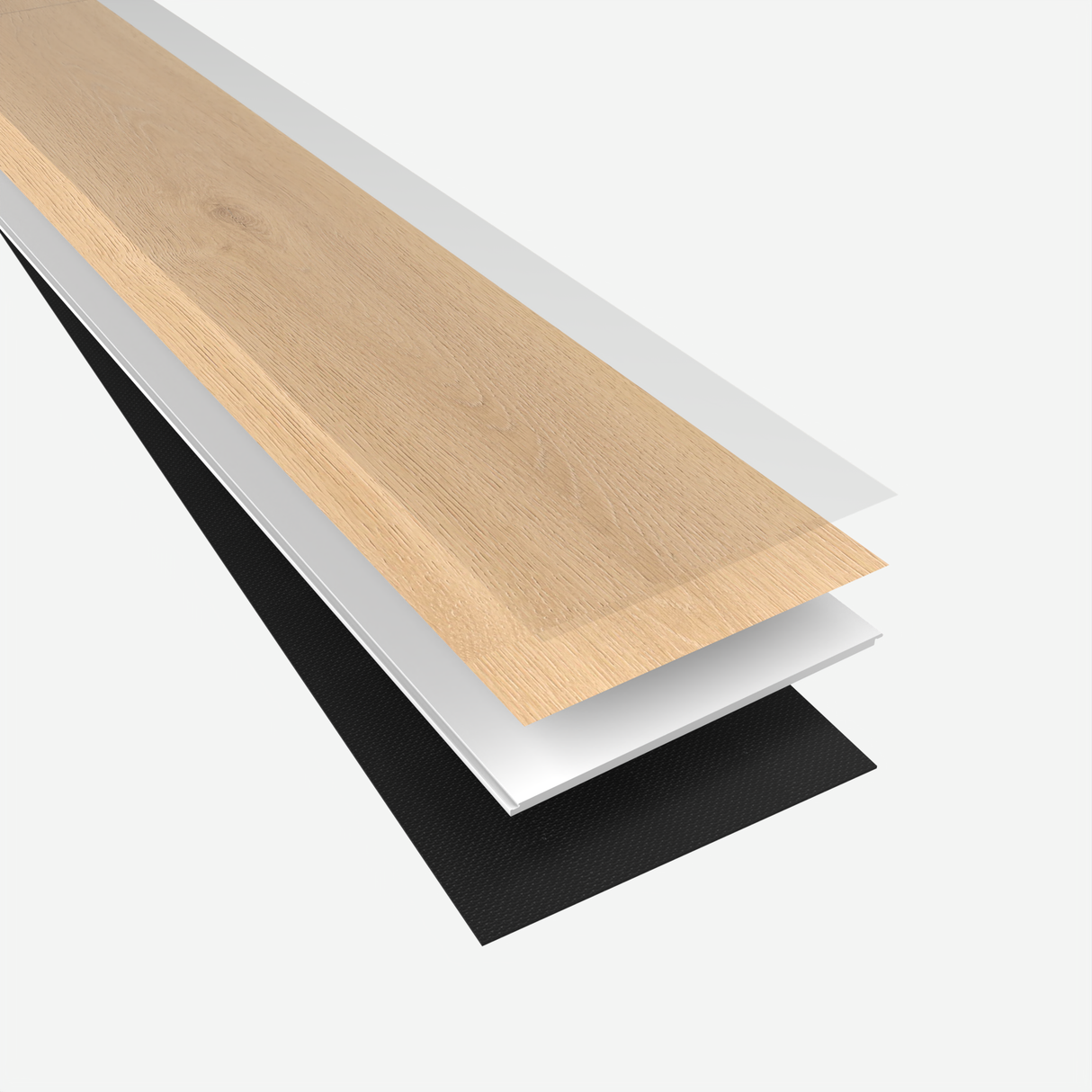 Luxury Vinyl Plank - East Aspen With Square Edge - 4' x 7-1/4" x 2mm, 12 Mil Wear Layer - District Pro collection