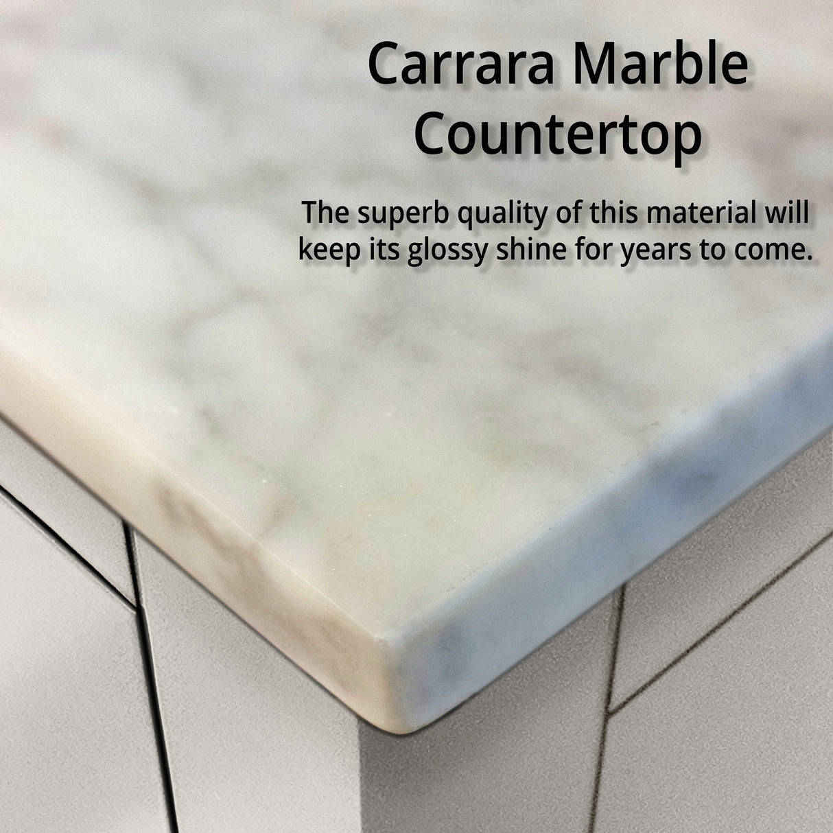 Jacques 36 in. W x 22 in. D Left Offset White Bath Vanity